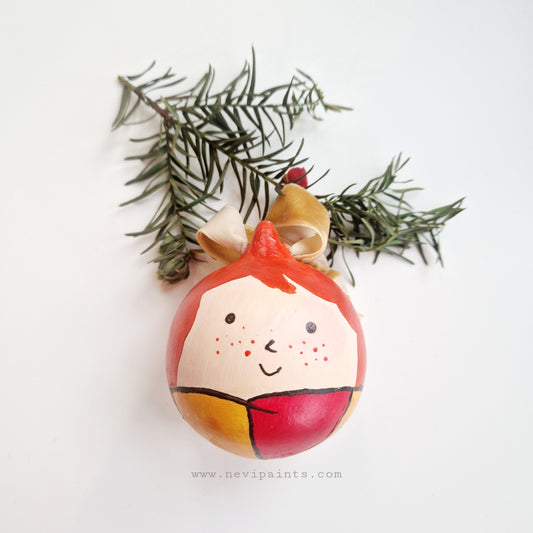 Hand-painted Christmas Bauble: Harry Potter / Ron