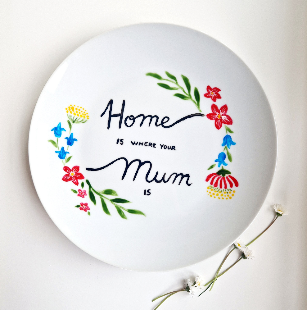 "Mother" HANDPAINTED Plate