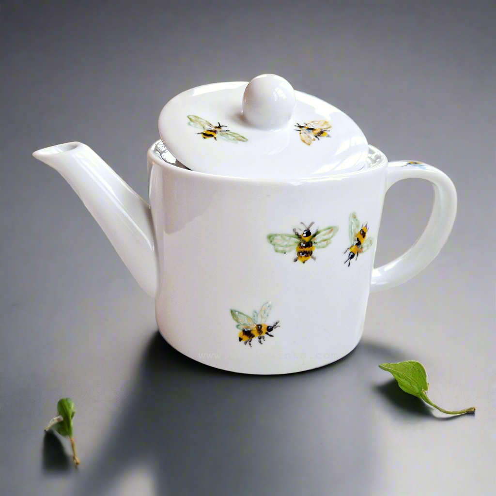 HANDPAINTED Bee Tea Pot