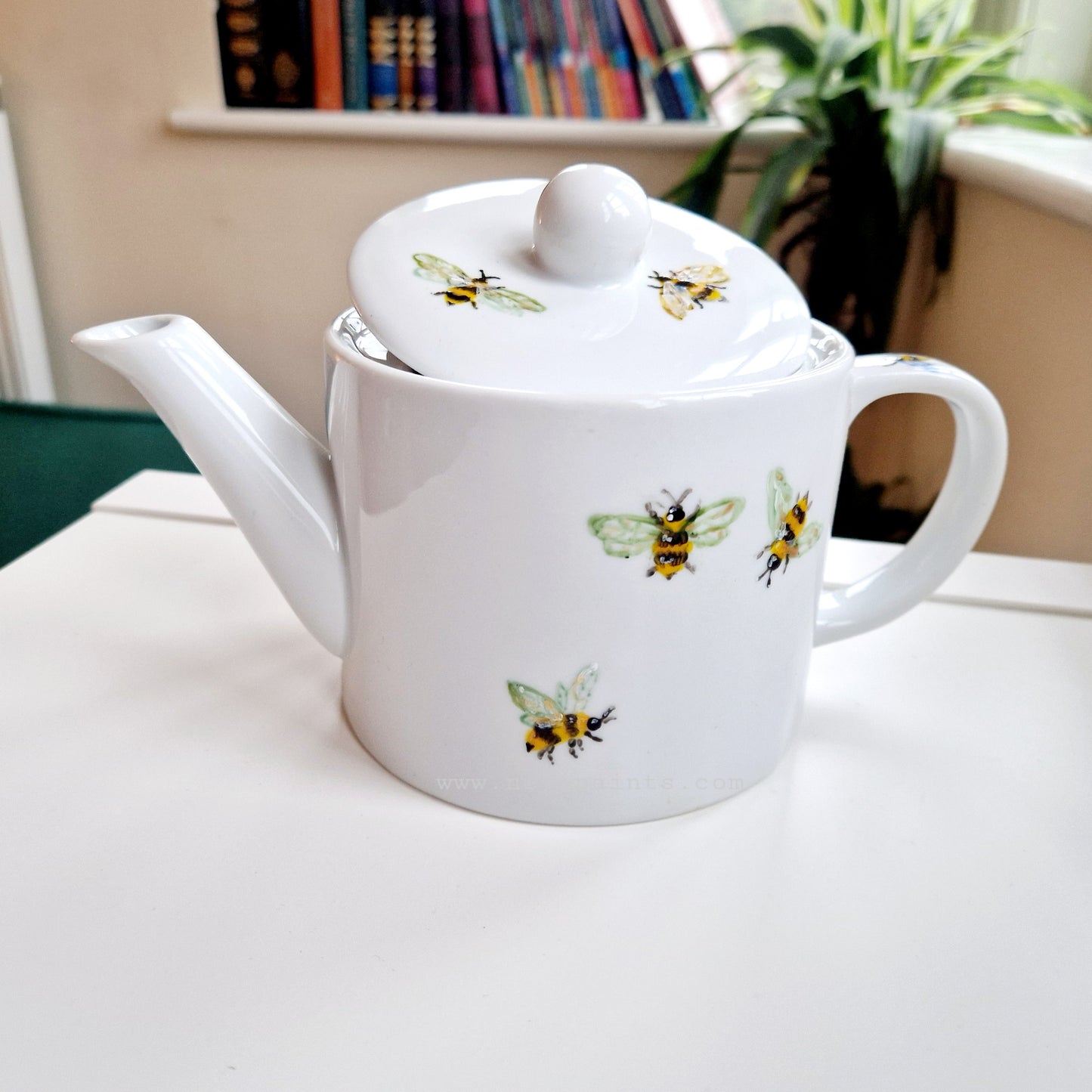 HANDPAINTED Bee Tea Pot