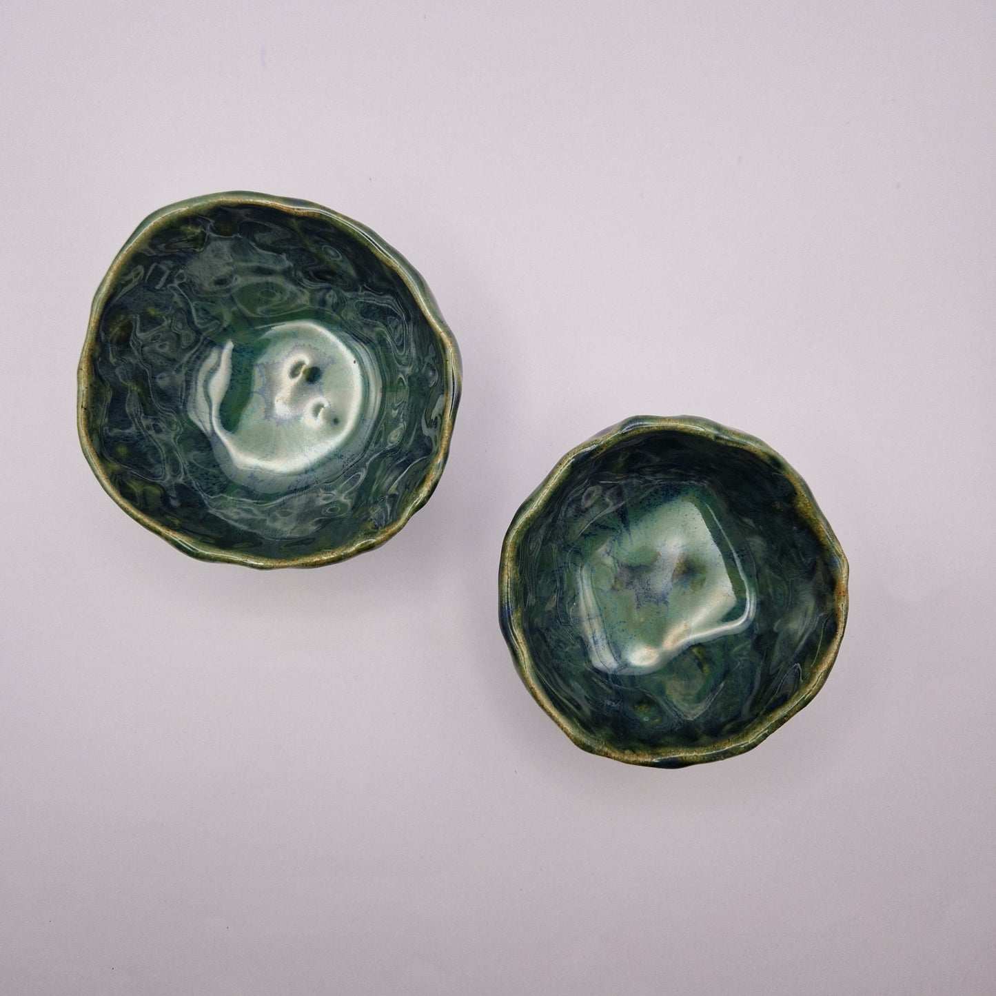 Pinching Bawls in Aquamarine Glaze