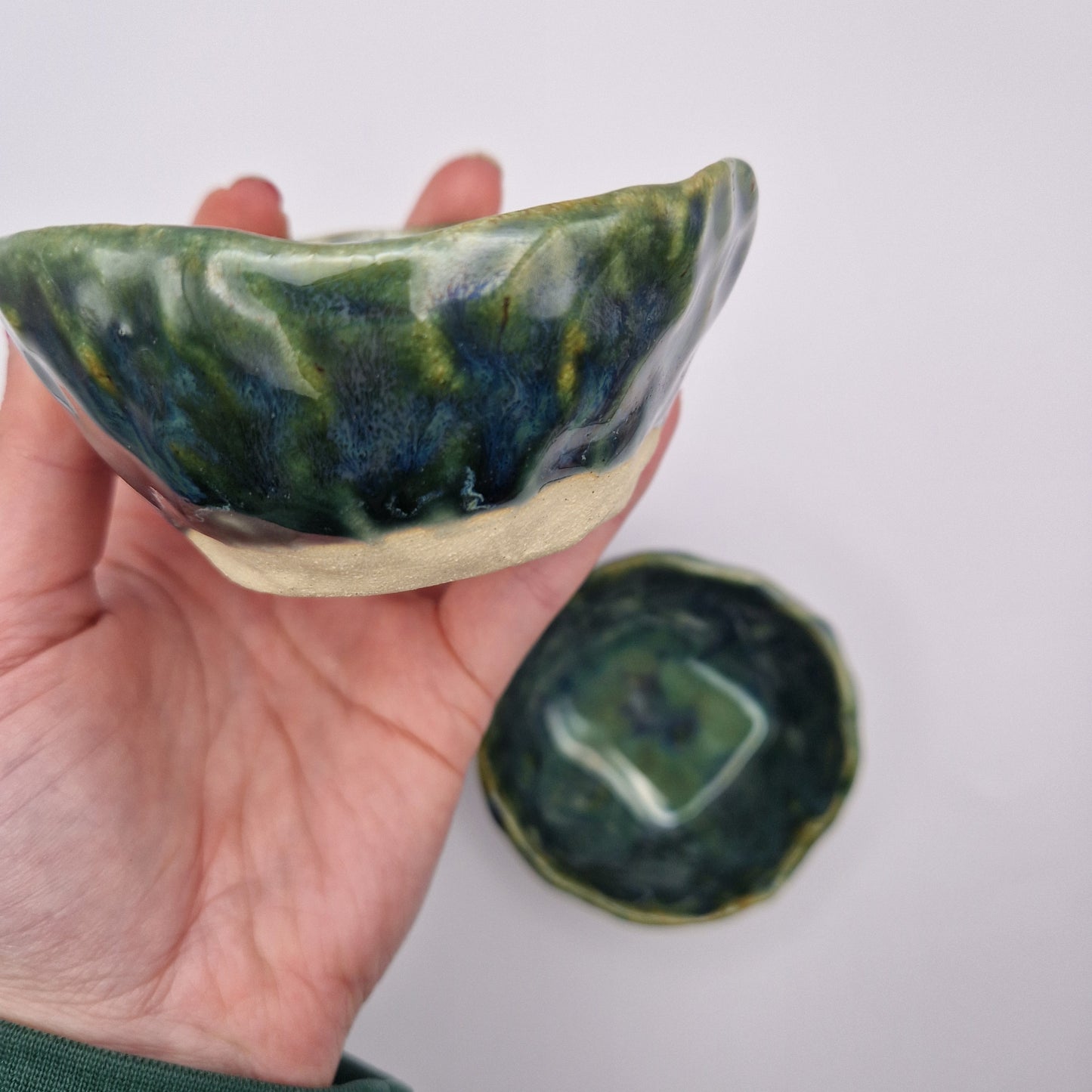 Pinching Bawls in Aquamarine Glaze