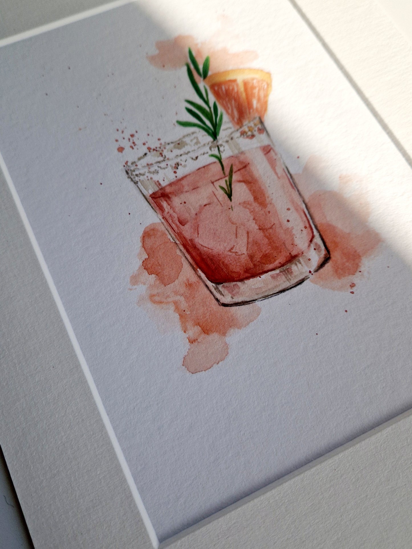 Paloma Cocktail Print