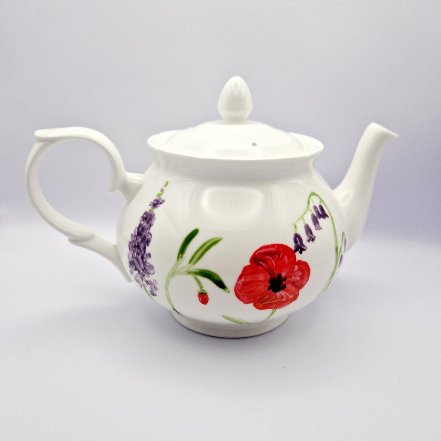 HANDPAINTED Flowers Tea Pot