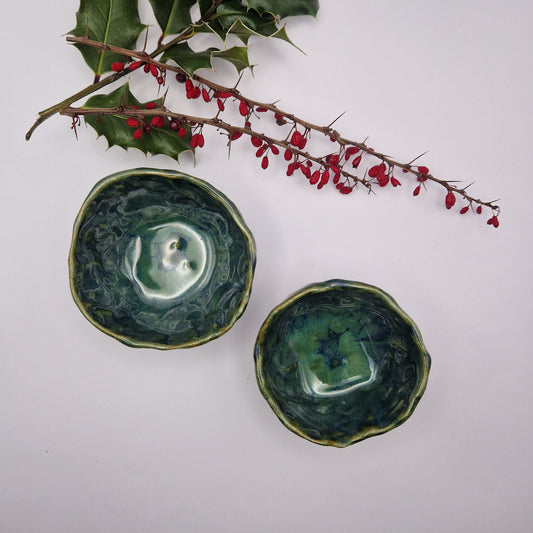 Pinching Bawls in Aquamarine Glaze