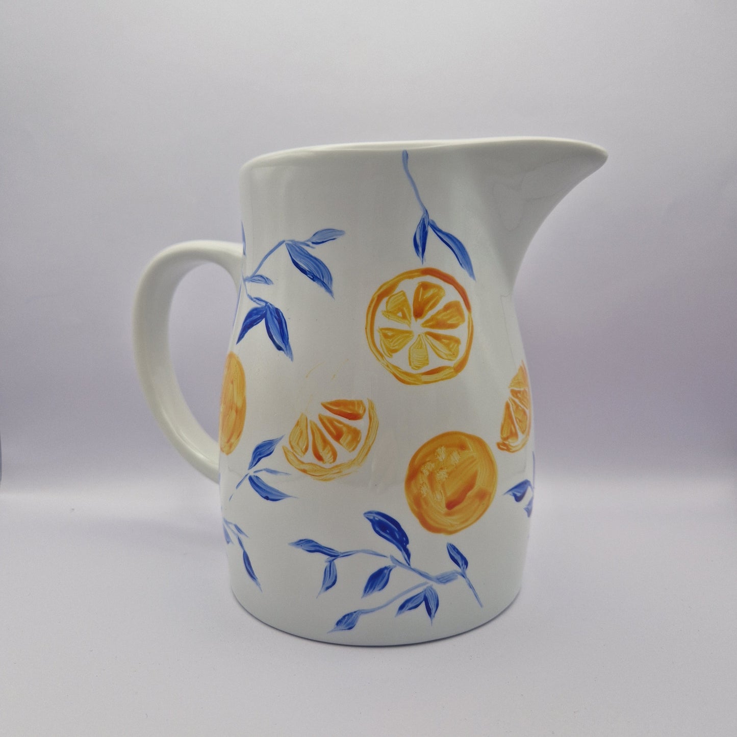 HANDPAINTED Oranges Jug