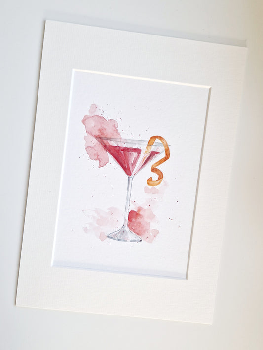 Cosmopolitan Cocktail Print