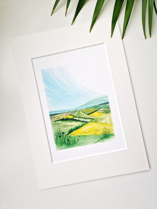 Cotswolds Landscape Print