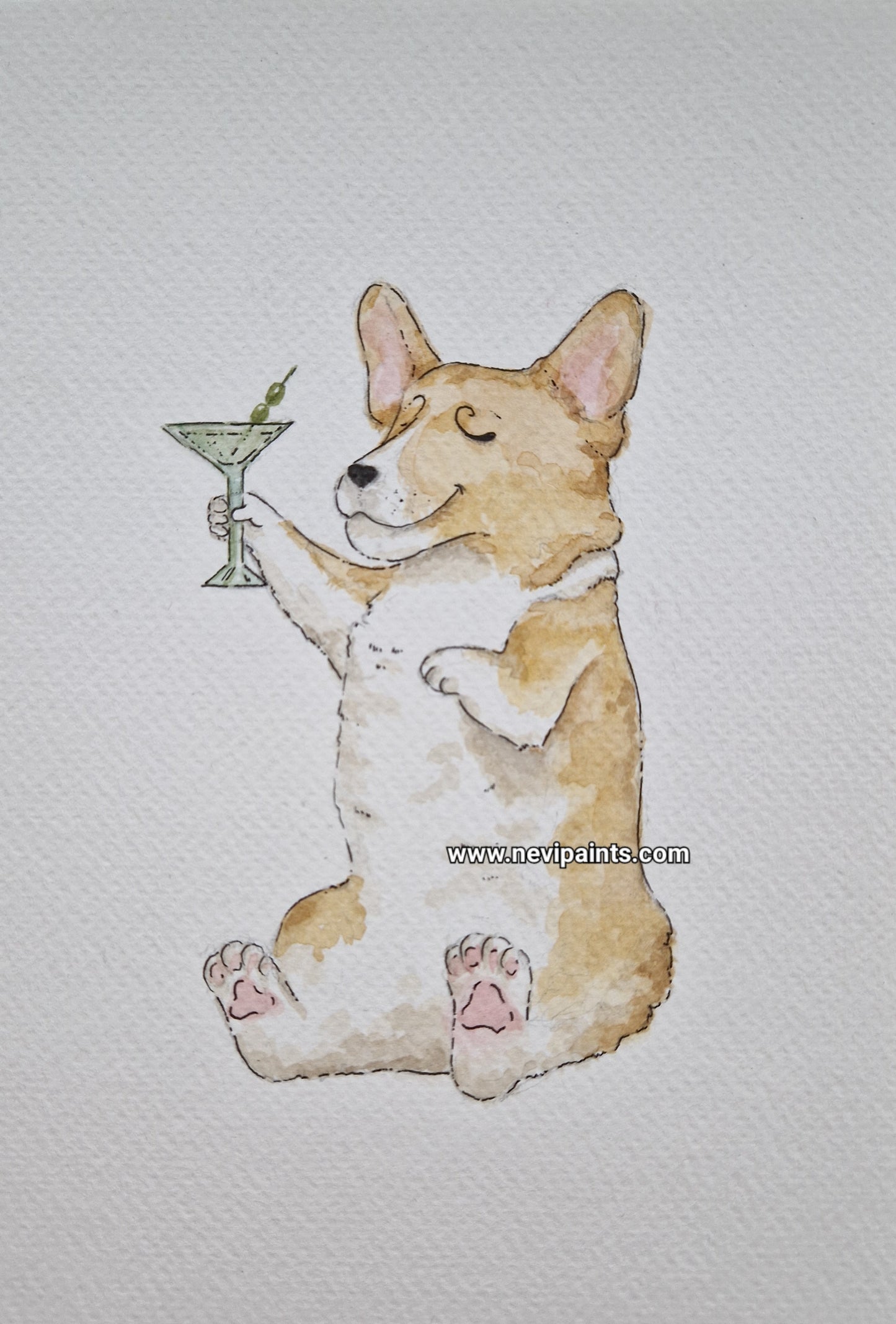 CUSTOM Pet and Drink Painting